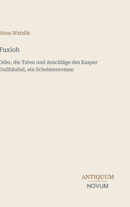 Книга Fuxloh Hans Watzlik