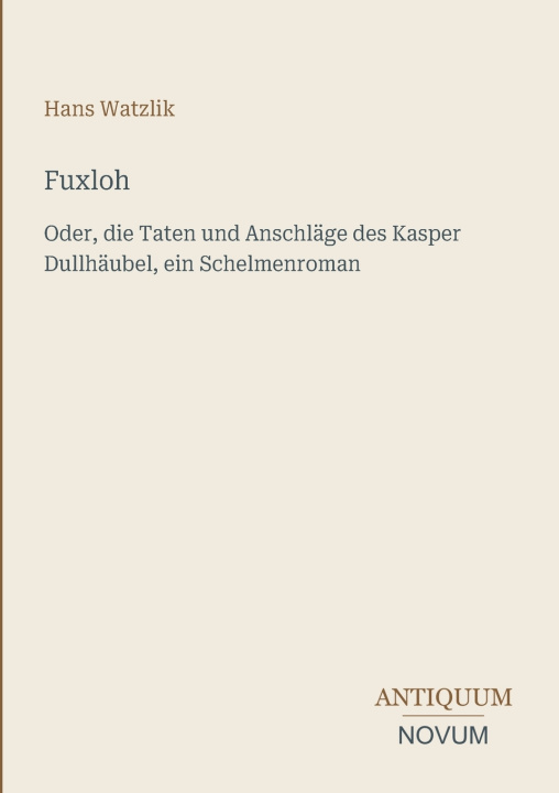 Книга Fuxloh Hans Watzlik