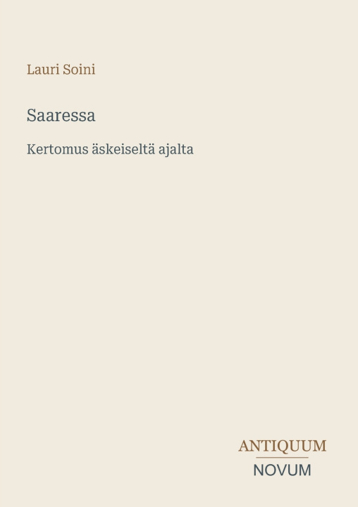 Libro Saaressa Lauri Soini