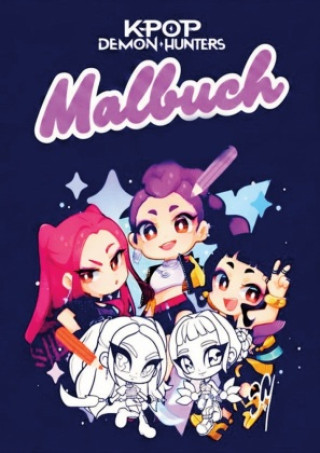 Книга Kpop Demon Hunters Malbuch BACHELET CATHERINE