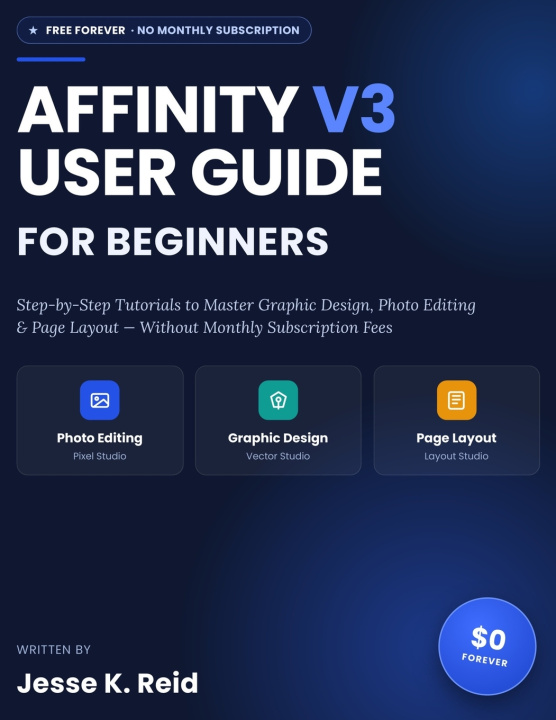 Książka AFFINITY V3 USER GUIDE FOR BEGINNERS Jesse K. Reid