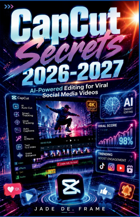 Book CapCut Secrets 2026-2027 Jade DE Frame