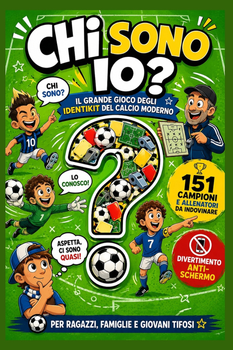 Libro CHI SONO IO? Il grande gioco degli identikit del calcio moderno Illy Pasty