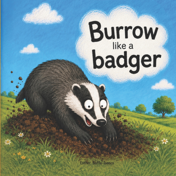Book Burrow like a Badger Esther Baffa-Isaacs