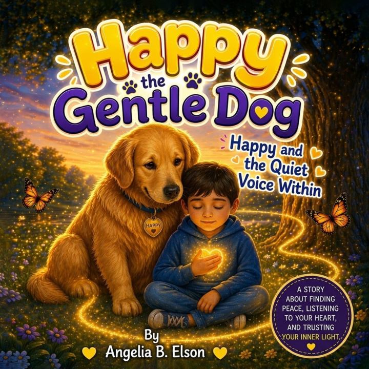 Livro Happy the Gentle Dog Angelia B Elson