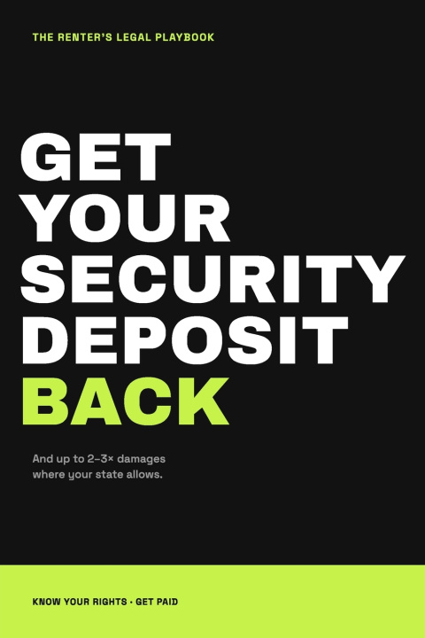 Livro Get Your Security Deposit Back The Good Practice