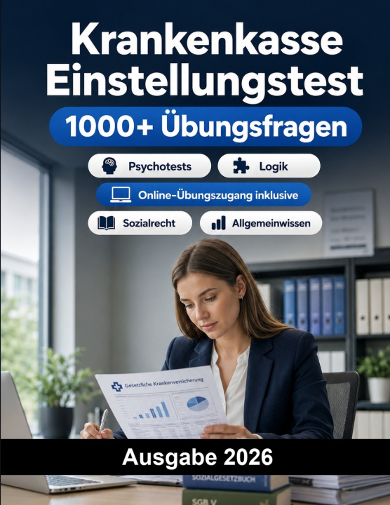 Книга Krankenkasse Einstellungstest Prüfungsvorbereitung Deutschland