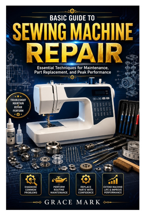 Książka BASIC GUIDE TO SEWING MACHINE REPAIR Grace Mark