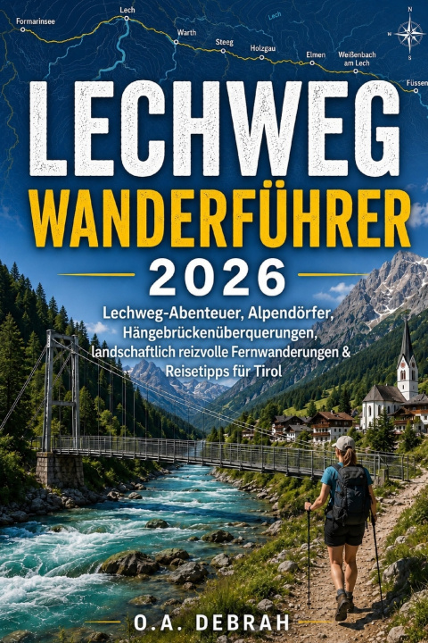 Książka LECHWEG-WANDERFÜHRER 2026 O.A. Debrah