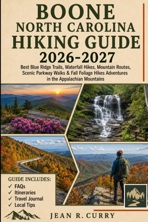 Knjiga Boone North Carolina Hiking Guide 2026-2027 Jean R. Curry
