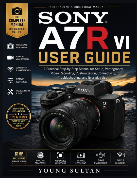 Książka Sony A7R VI User Guide YOUNG SULTAN
