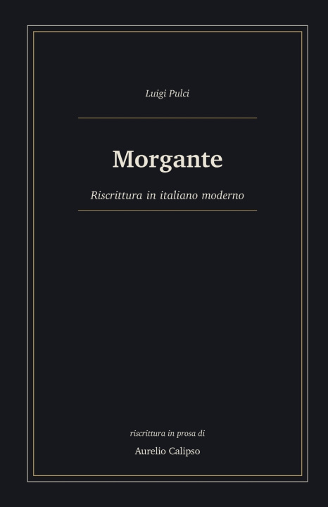 Book Morgante Luigi Pulci