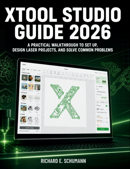 Książka xTool Studio Guide 2026 RICHARD E. SCHUMANN