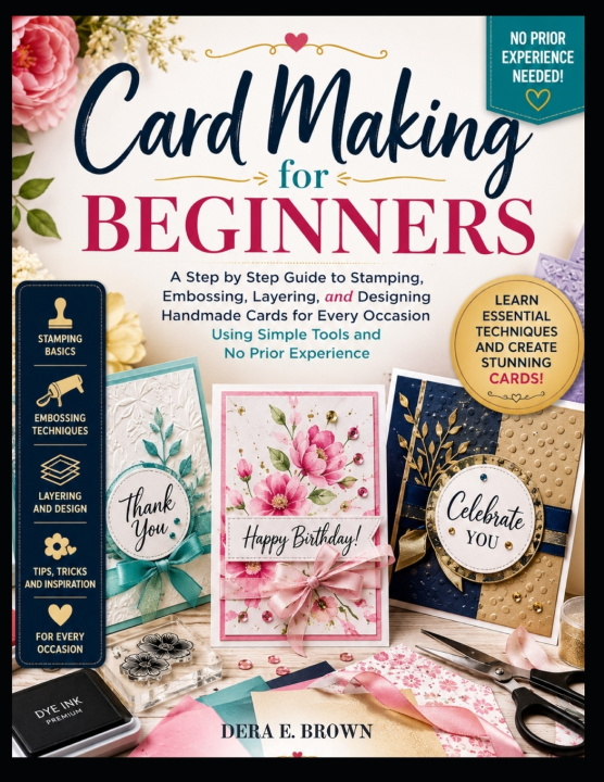 Livro Card Making For Beginners DERA E. BROWN