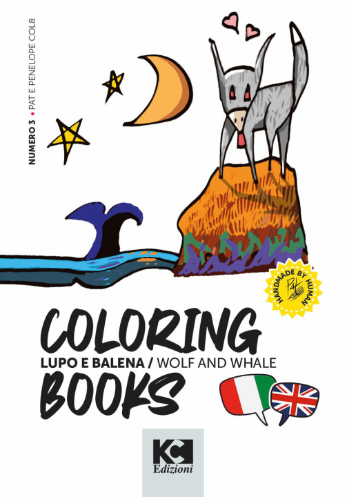 Kniha Lupo e balena. Wolf and whale Penelope Colotto