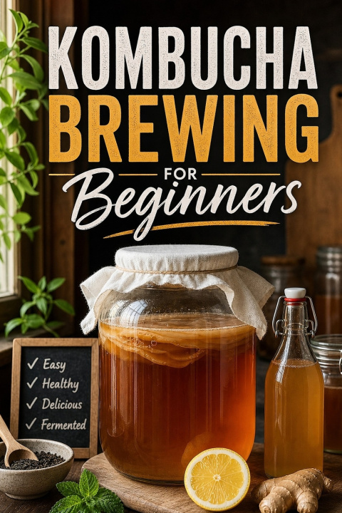 Boek Kombucha Brewing for Beginners Morgan Reid