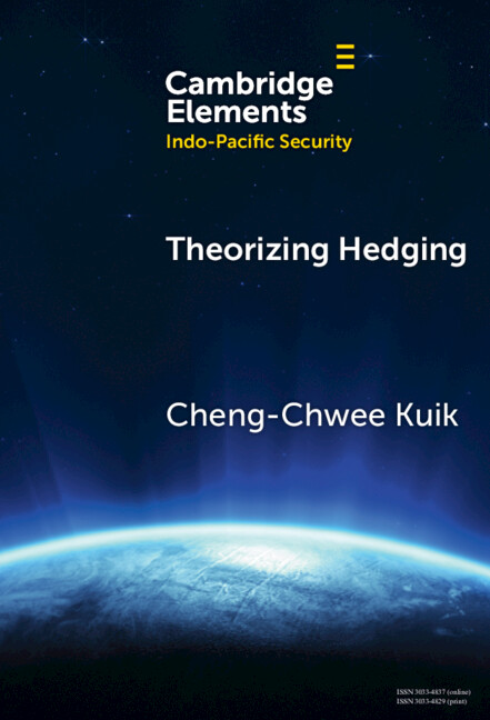 Livre Theorizing Hedging Cheng-Chwee Kuik