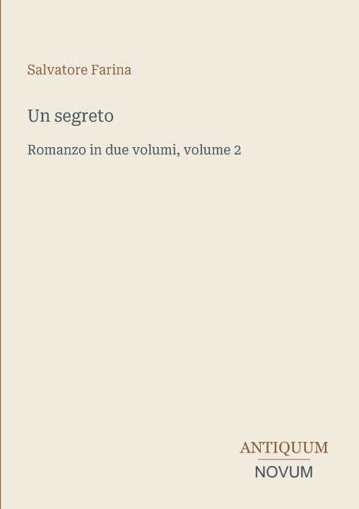 Buch Un segreto Salvatore Farina