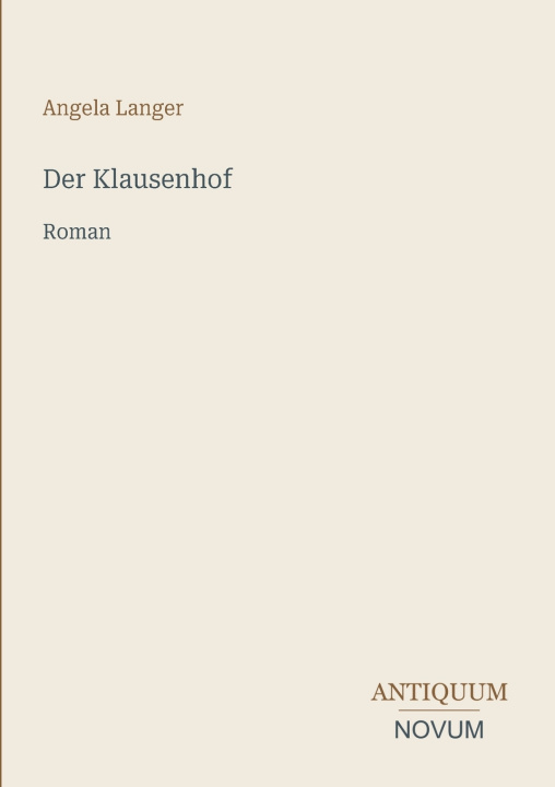 Boek Der Klausenhof Angela Langer