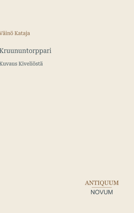 Kniha Kruununtorppari Väinö Kataja