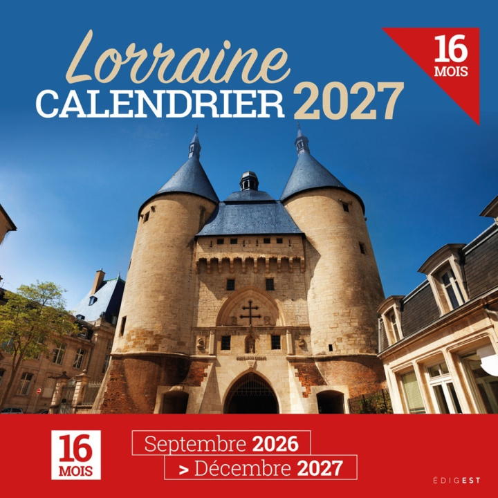 Libro CALENDRIER  2027 - 16 MOIS - LORRAINE 