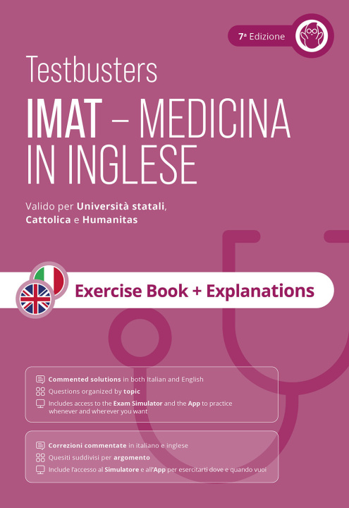 Knjiga Testbusters. IMAT. Medicina in inglese. Exercise book + explanations 