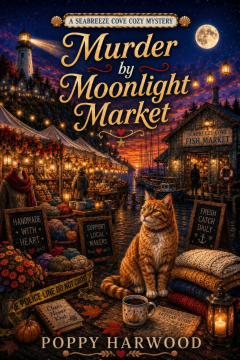 Książka Murder by Moonlight Market Poppy Harwood