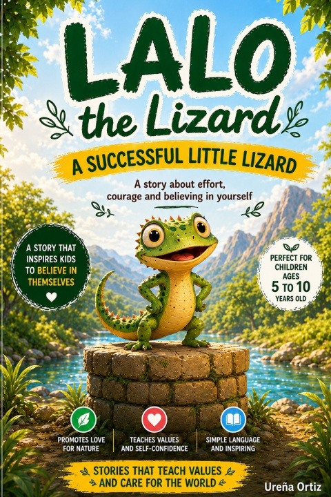 Книга Lalo the Lizard Franco Ismael Ureña Ortiz