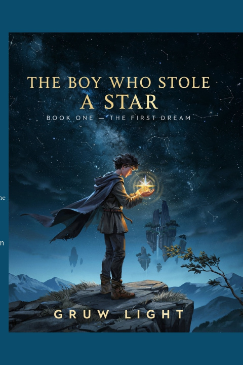 Knjiga THE BOY WHO STOLE A STAR Gruw Light