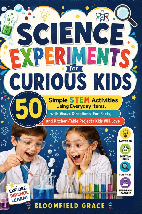 Książka Science Experiments for Curious Kids Bloomfield Grace