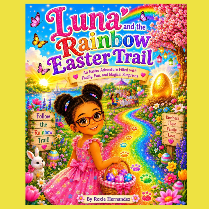 Carte Luna and the Rainbow Easter Trail Roxie Hernandez