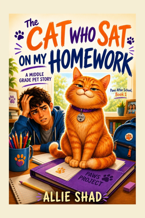 Kniha The Cat Who Sat on My Homework Allie Shad