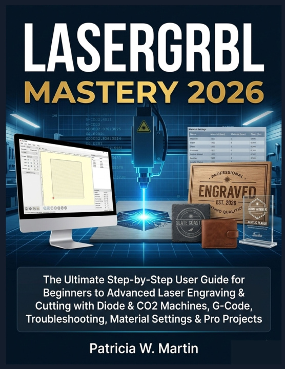Boek LASERGRBL MASTERY 2026 Patricia W. Martin