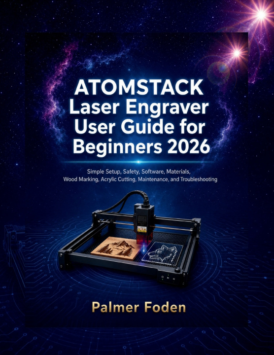 Book ATOMSTACK Laser Engraver User Guide for Beginners 2026 Palmer Foden