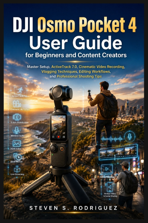 Carte DJI Osmo Pocket 4 User Guide for Beginners and Content Creators Steven S. Rodriguez