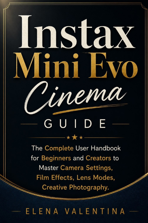 Kniha Instax Mini Evo Cinema Guide Elena Valentina