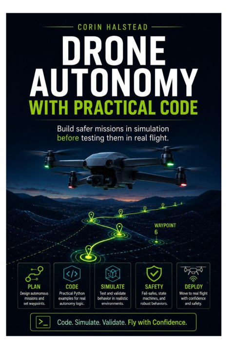 Livro Drone Autonomy with Practical Code Corin Halstead