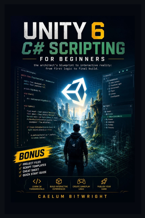 Knjiga Unity 6 C# Scripting for Beginners Caelum Bitwright