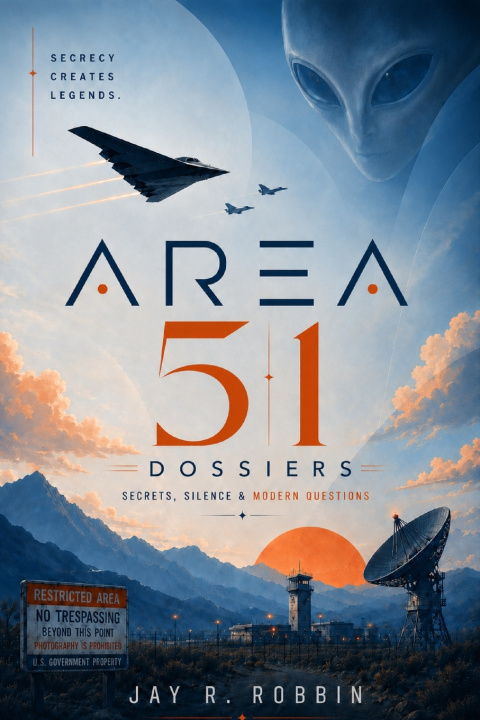 Carte AREA 51 DOSSIERS JAY R. ROBBIN
