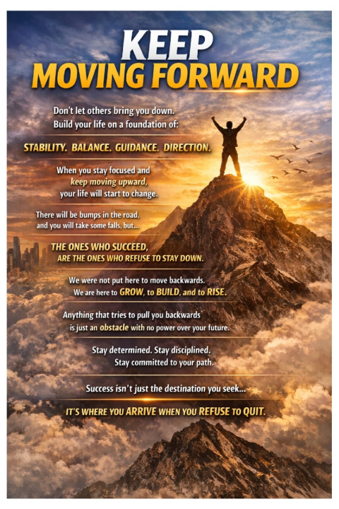 Livro KEEP MOVING FORWARD Laurens Johnson