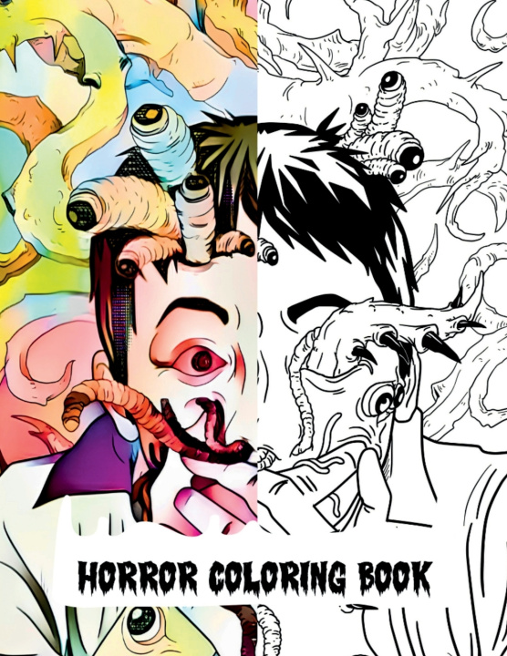 Könyv Horror Coloring Book Riti R. Ra
