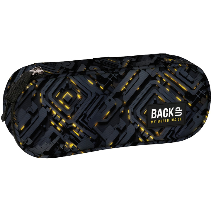 Libro Piórnik owalny Backup Cyber Grid PB8A65 