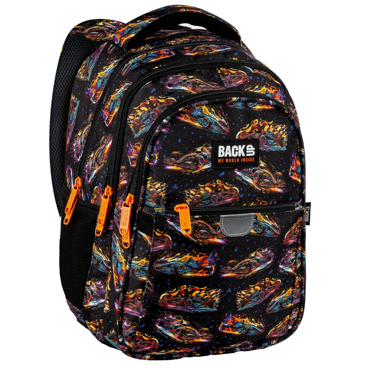 Knjiga Plecak 3-komorowy Backup Neon Race PLB8P70 