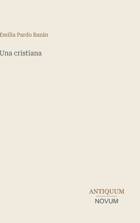 Książka Una cristiana Emilia Pardo Bazán
