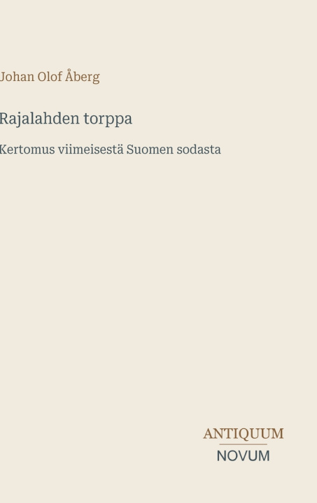 Książka Rajalahden torppa Johan Olof Åberg