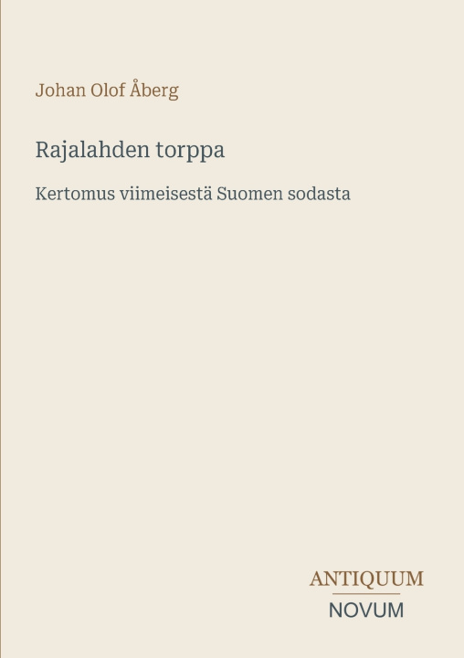 Книга Rajalahden torppa Johan Olof Åberg