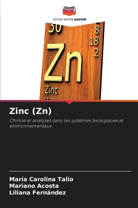Libro Zinc (Zn) Maria Carolina Talio