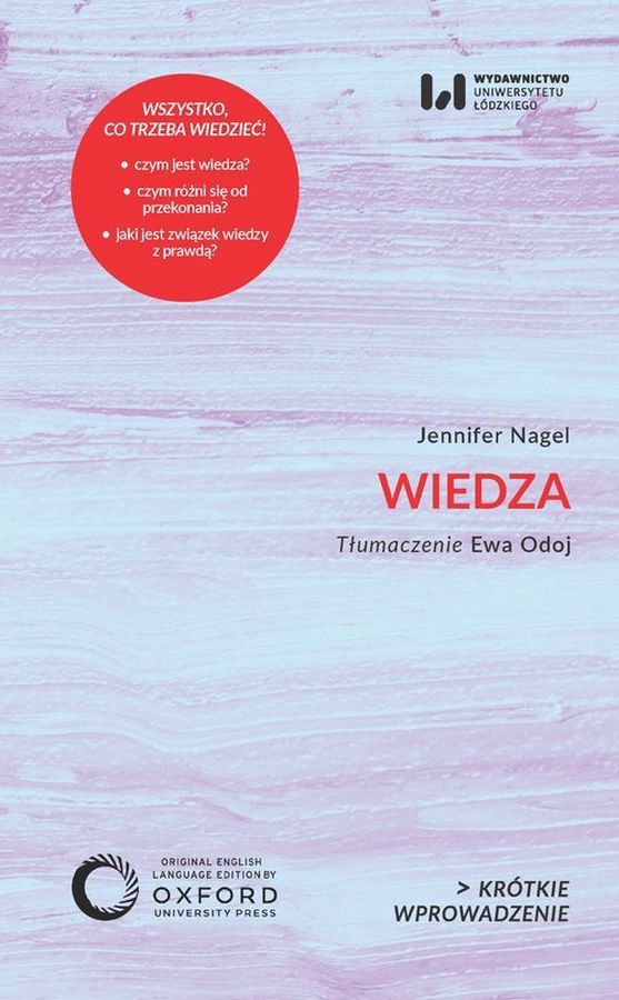Carte Wiedza Jennifer Nagel