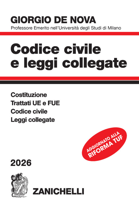 Buch Codice civile e leggi collegate 2026 Giorgio De Nova