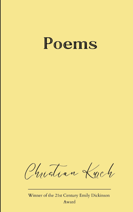 Книга Poems Christian Kurch